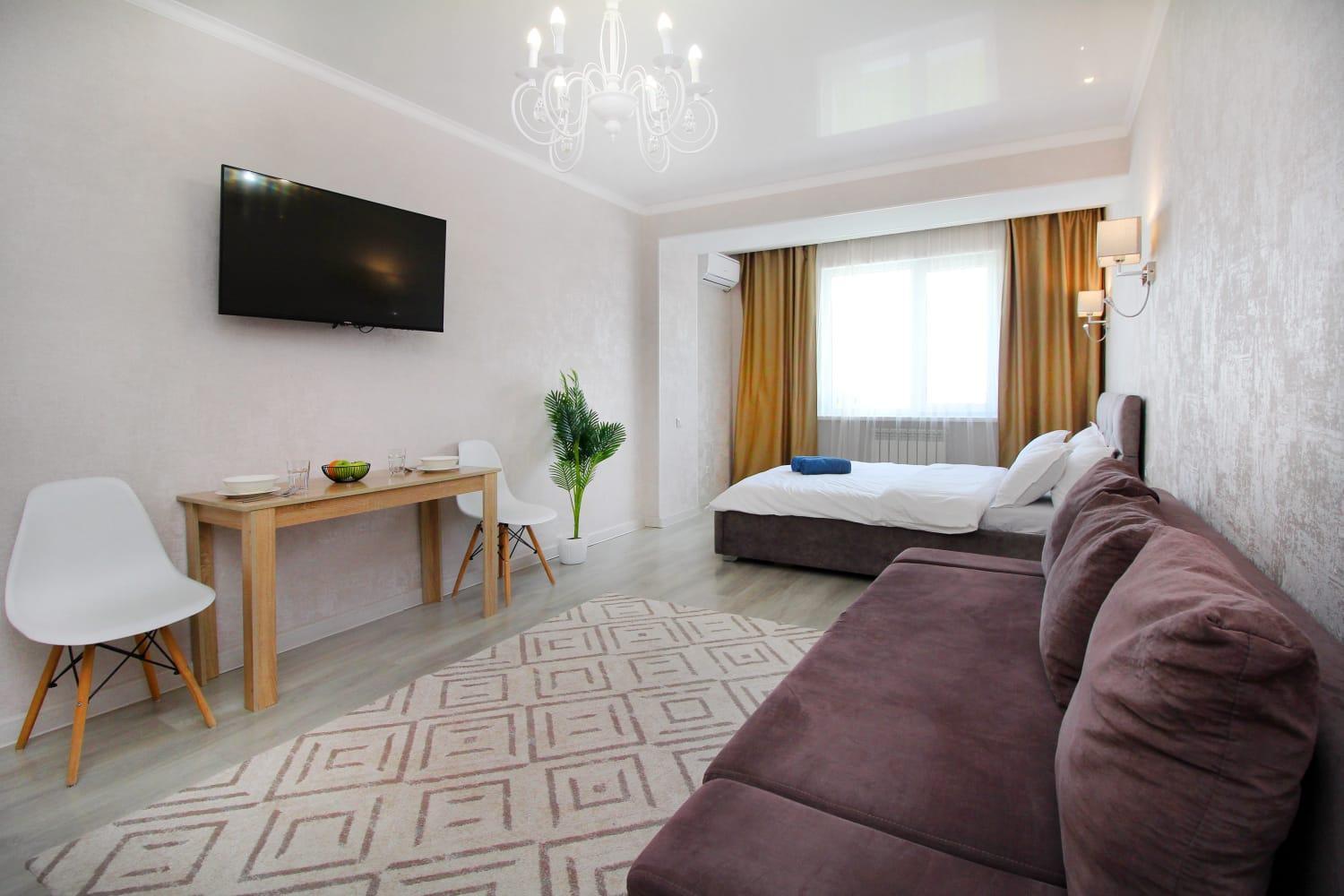 Almaty Cozy Apart Hotel Esterno foto