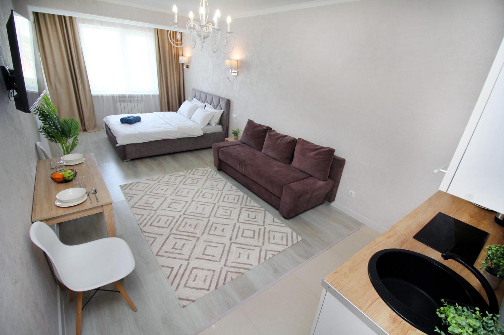 Almaty Cozy Apart Hotel Esterno foto